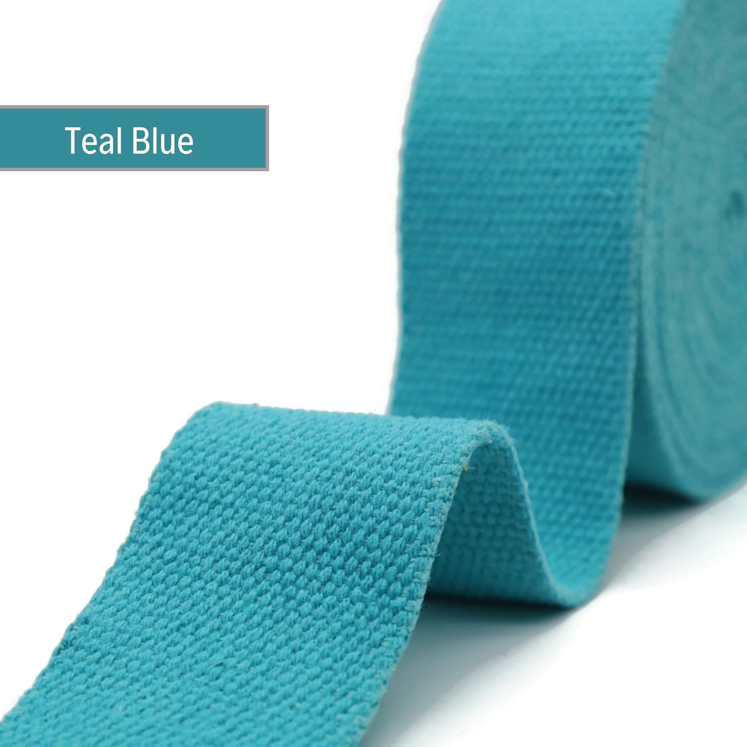 Cotton Webbing 2" & 1.5'' & 1" - 5 Yards - 50+ Colors -%100 Natural Cotton - Turkish Woven - Heavy 1 Inch 1.5 Inch 2 Inch Canvas Webbing for Sewing Straps Bags Climbing Indoors Craft DIY 11375…