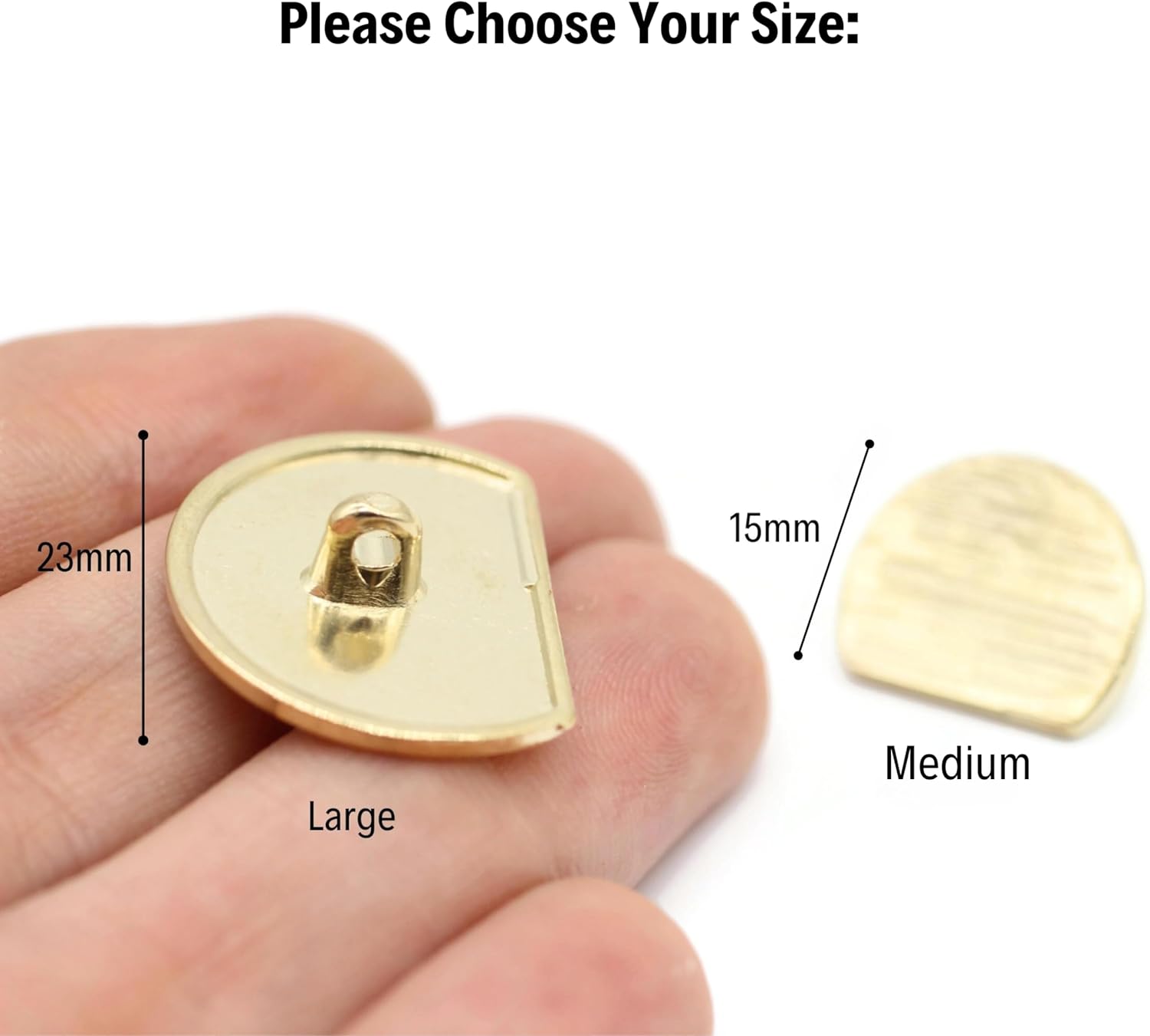 Gold Metal Shank Buttons - 12 Pcs - 2 Size Options - Luxury Striped Round Metal Shank Buttons for Men Women Blazer Coat Uniform Shirt Suit and Jacket Sewing Craft DIY N0502