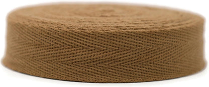 1" & 1.18" & 1.5'' & 2" Cotton Twill Tape - 10 Yards - 50+ Colors -%100 Cotton 1 Inch 1.5 Inch 2 Inch Herringbone Bias Binding Cotton Tape Trim for Sewing Wrapping Craft DIY 10452 (Ginger Spice)…