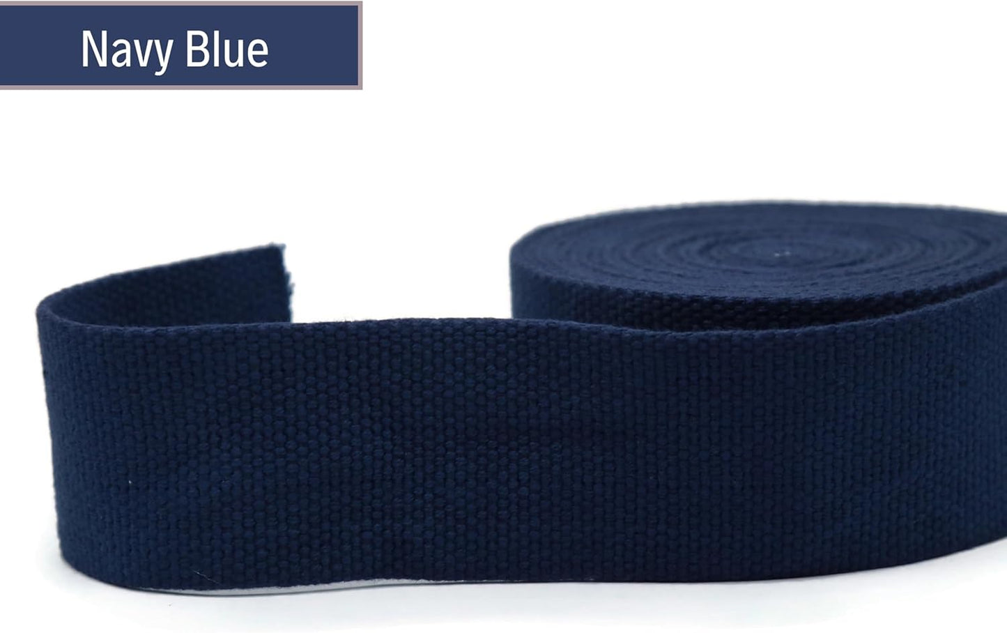 Cotton Webbing 2" & 1.5'' & 1" - 5 Yards - 50+ Colors -%100 Natural Cotton - Turkish Woven - Heavy 1 Inch 1.5 Inch 2 Inch Canvas Webbing for Sewing Straps Bags Climbing Indoors Craft DIY 11425…