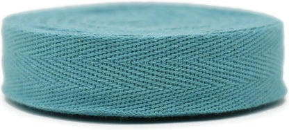 1" & 1.18" & 1.5'' & 2" Cotton Twill Tape - 10 Yards - 50+ Colors -%100 Natural Cotton 1 Inch 1.5 Inch 2 Inch Herringbone Bias Binding Cotton Tape Trim for Sewing Wrapping Craft DIY 10362(ArcticBlue)…