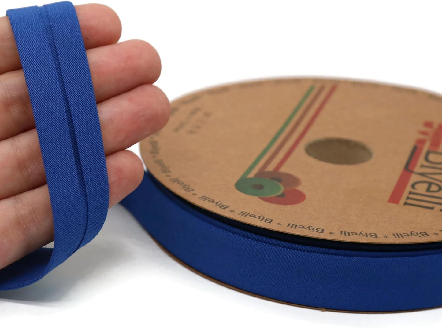 Cotton Fold Bias Tape - 3/4 Inches (20mm) Wide - 27 Yards - 65+ Colors - Single Fold Cotton Fold Bias Binding Tape for Sewing Clothing DIY (27. Navy Blue) D27