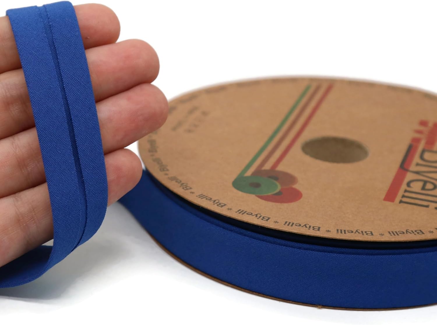 Cotton Fold Bias Tape - 3/4 Inches (20mm) Wide - 27 Yards - 65+ Colors - Single Fold Cotton Fold Bias Binding Tape for Sewing Clothing DIY (27. Navy Blue) D27