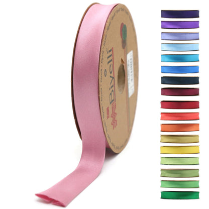 Fold Satin Bias Tape - 99+ Colors - 3/4 Inches Wide - 27 Yards - Fold Satin Binding Bias Ribbon Fabric Piping Bias Binding Tape for Sewing Clothing DIY Dark Blue BYS39