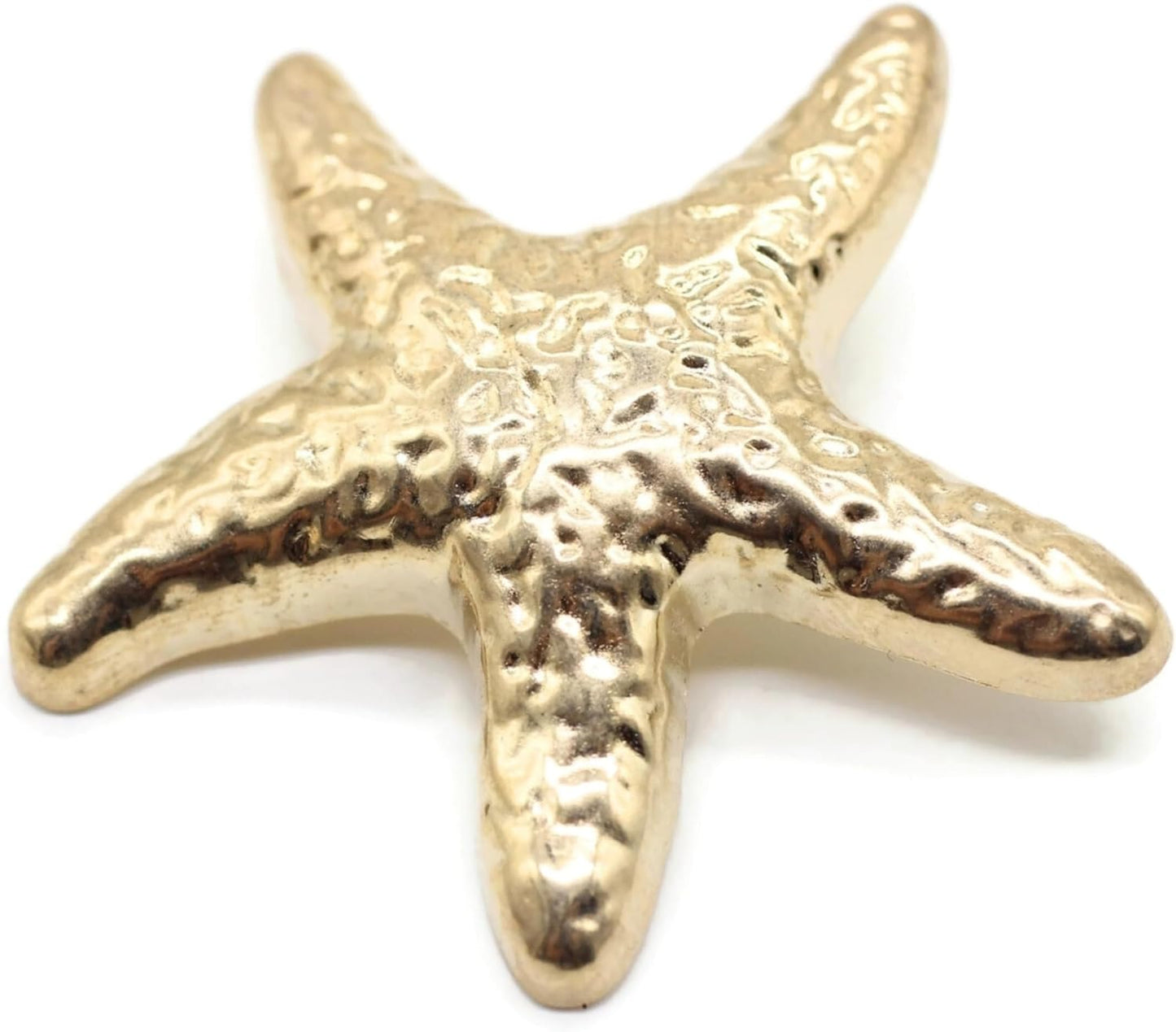 Gold Metal Shank Buttons - 6 Pcs - 3 Size Options - Double Large Metal Shank Buttons Sea Star for Men Women Blazer Coat Uniform Shirt Suit and Jacket Sewing Craft DIY N2802