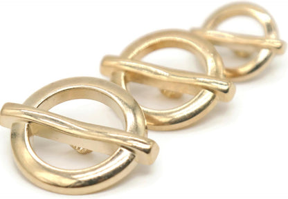 Gold Metal Shank Buttons - 12 Pcs - 3 Size Options - Flat Round Metal Gold Shank Buttons for Men Women Blazer Coat Uniform Shirt Suit and Jacket Sewing Craft DIY N15202