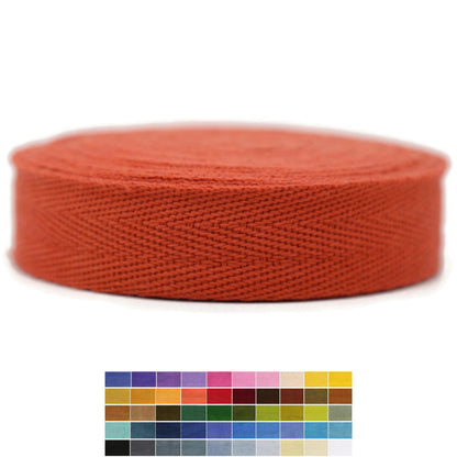 2" & 1.5" & 1.18'' & 1" Cotton Twill Tape - 10 Yards - 50+ Colors -%100 Natural Cotton 1 Inch 1.5 Inch 2 Inch Herringbone Bias Binding Cotton Tape Trim for Sewing Wrapping Craft DIY 10554 (LavaGray)…