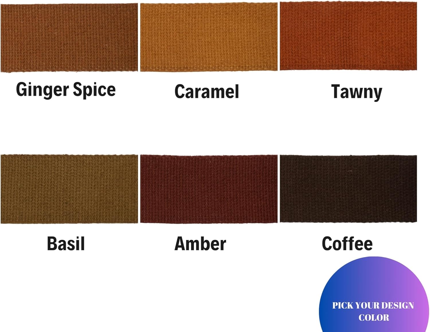 2" & 1.5'' & 1" Cotton Webbing - 5 Yards - 50+ Colors -%100 Natural Cotton - Turkish Woven - Heavy Duty1 Inch 1.5 Inch 2 Inch Canvas Webbing for Sewing Straps Bags Climbing Indoors Craft DIY 11505…