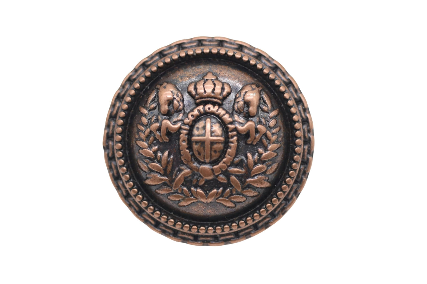 Gold Metal Shank Buttons - 12 Pcs - 5 Size Options - Luxury Horse Round Metal Shank Buttons for Men Women Blazer Coat Uniform Shirt Suit and Jacket Sewing Craft DIY N1201