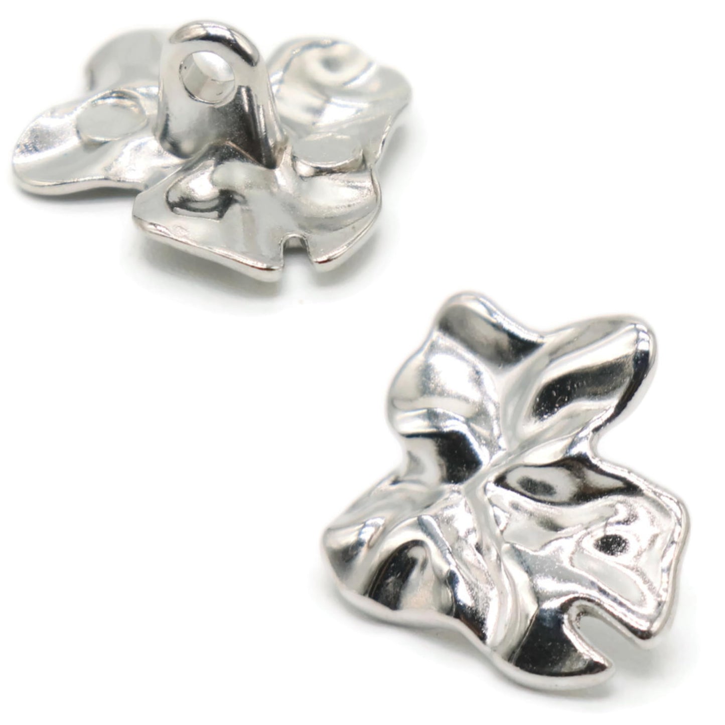 Wrinkle Black Metal Shank Buttons - 12 Pcs - 3 Size Options - Luxury Wave Wrinkle Irregular Wave Metal Shank Buttons for Men Women Blazer Coat Uniform Shirt Suit and Jacket Sewing Craft DIY E0903