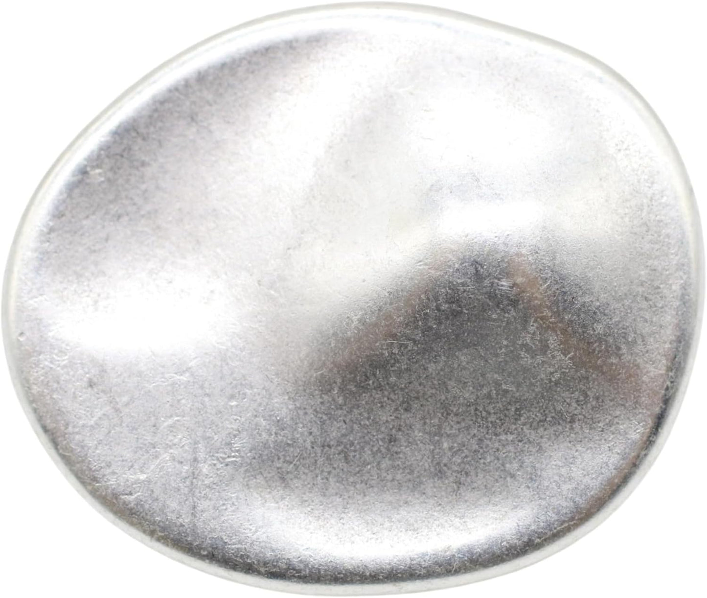 Antique Silver Metal Shank Buttons - 12 Pcs - 4 Size Options - Luxury Wrinkle Round Wave Metal Shank Buttons for Men Women Blazer Coat Uniform Shirt Suit and Jacket Sewing Craft DIY G2263…