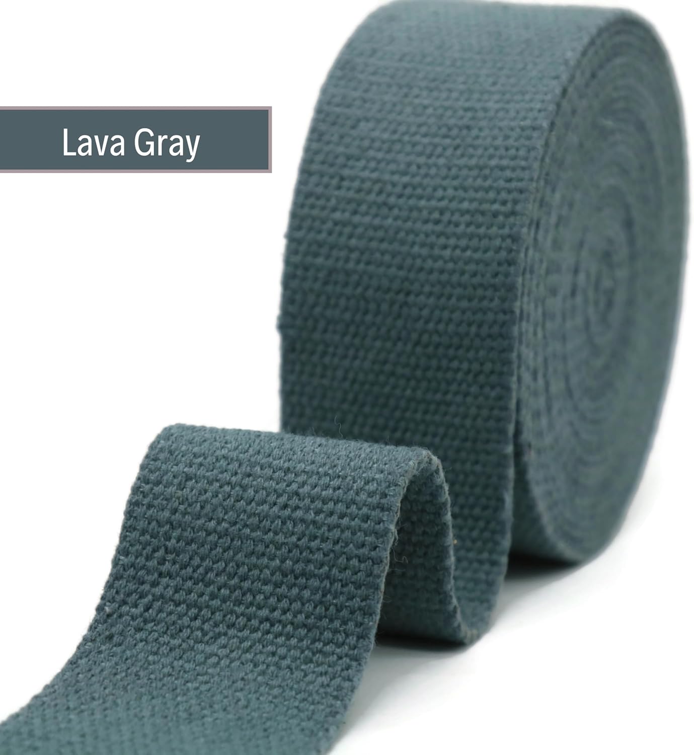 2" & 1.5'' & 1" Cotton Webbing - 5 Yards - 50+ Colors -%100 Natural Cotton - Turkish Woven - Heavy Duty 1 Inch 1.5 Inch 2 Inch Canvas Webbing for Sewing Straps Bags Climbing Indoors Craft DIY 11555…