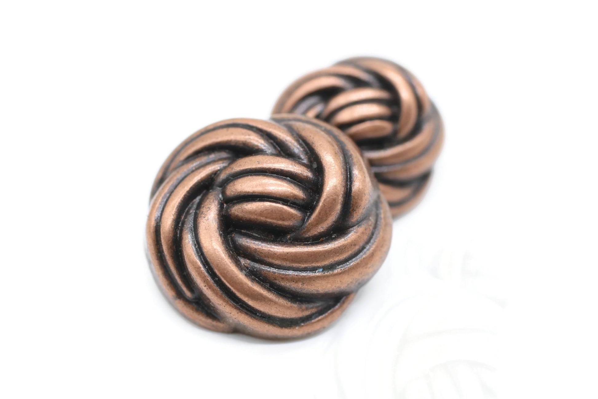 Floral Gold Metal Shank Buttons - 12 Pcs - 3 Size Options - Luxury Floral Round Wave Metal Shank Buttons for Men Women Blazer Coat Uniform Shirt Suit and Jacket Sewing Craft DIY FLR9331…