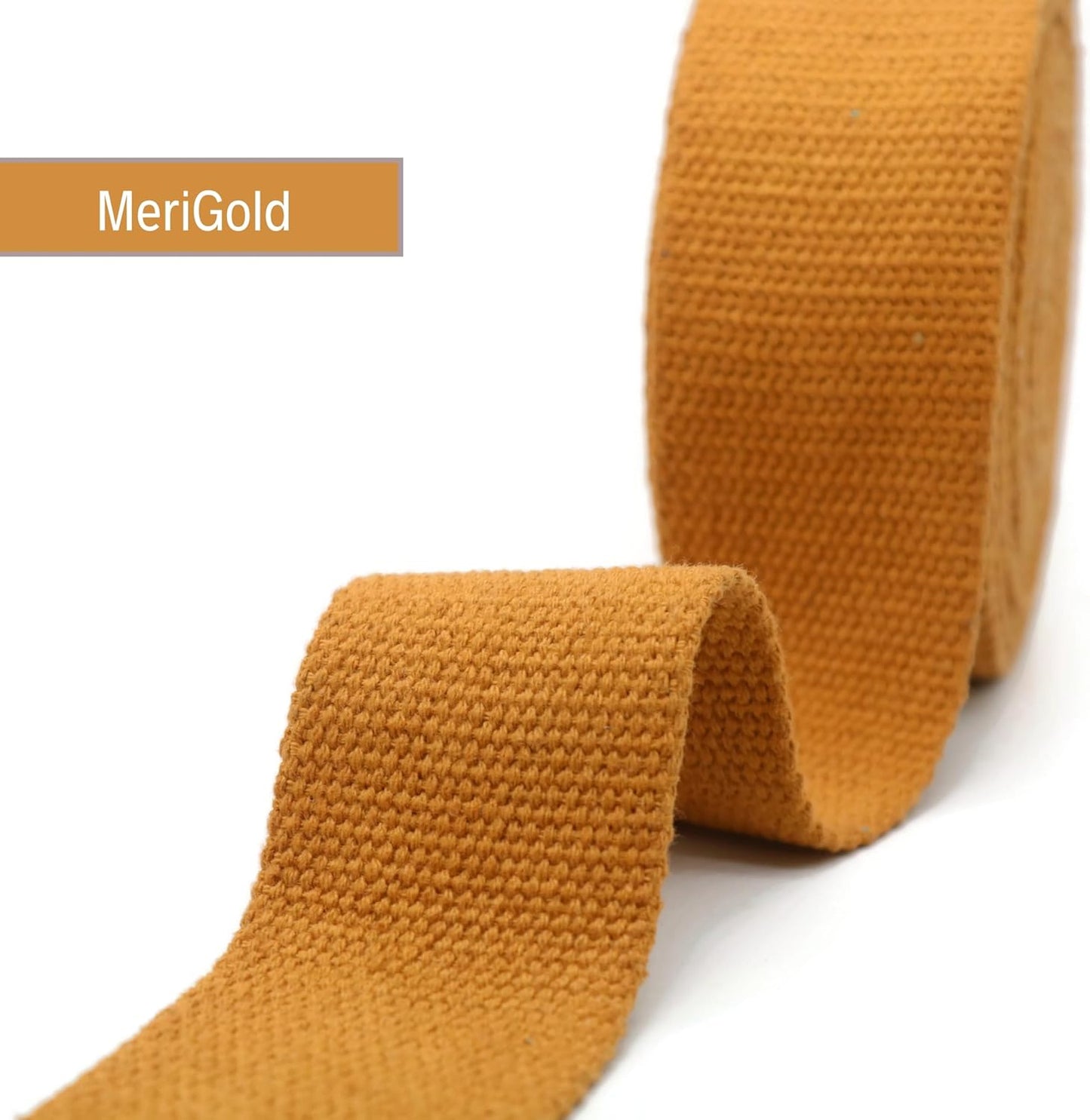 2" & 1.5'' & 1" Cotton Webbing - 5 Yards - 50+ Colors -%100 Natural Cotton - Turkish Weave - Heavy Duty 1 Inch 1.5 Inch 2 Inch Webbing for Sewing Straps Wrapping Climbing Indoors Craft DIY 111455…