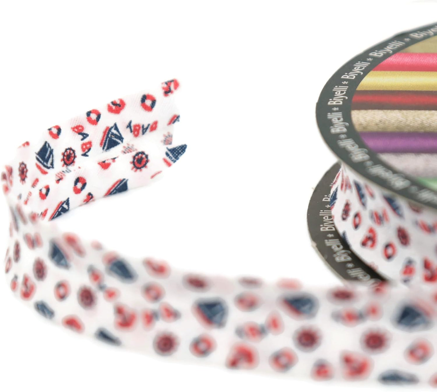 Cotton Fold Bias Binding Tape - 3/4 Inches (20mm) Wide - 27 Yards - Blue Ships Single Fold Cotton Fold Bias Binding Tape for Sewing Clothing DIY A5