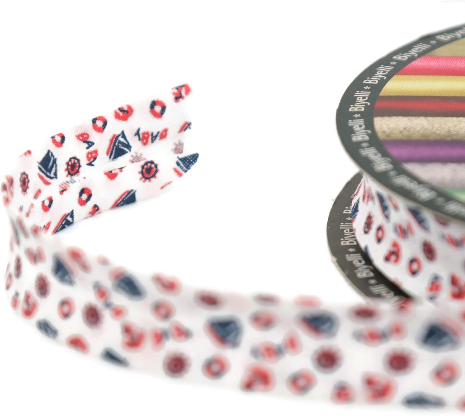 Cotton Fold Bias Binding Tape - 3/4 Inches (20mm) Wide - 27 Yards - Blue Ships Single Fold Cotton Fold Bias Binding Tape for Sewing Clothing DIY A5