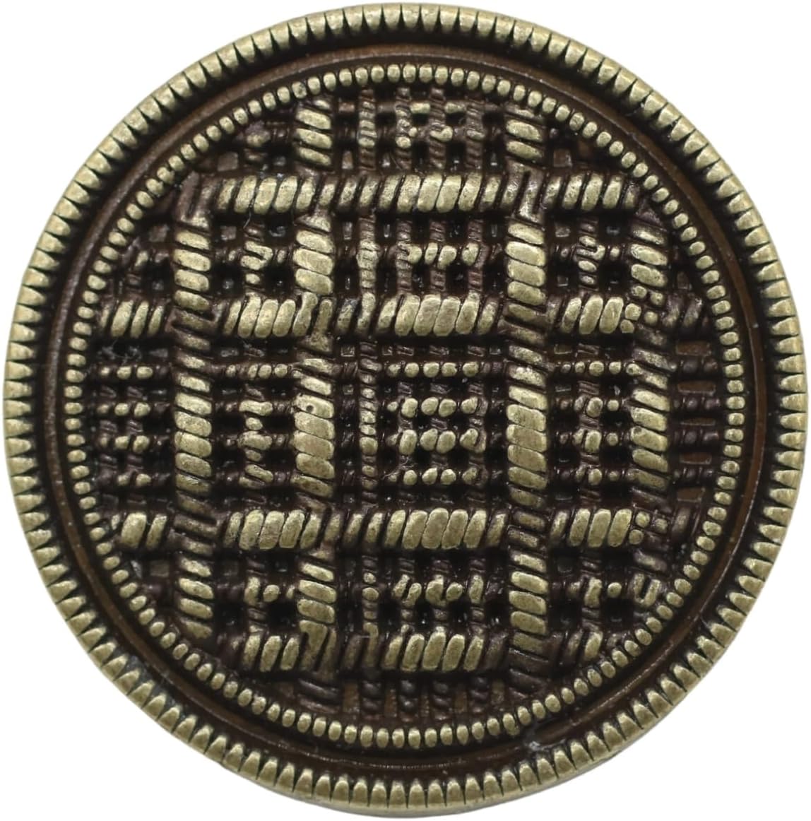 Bronze Metal Shank Buttons - 12 Pcs - 3 Size Options - Weave Round Metal Shank Buttons for Men Women Blazer Coat Uniform Shirt Suit and Jacket Sewing Craft DIY N17203