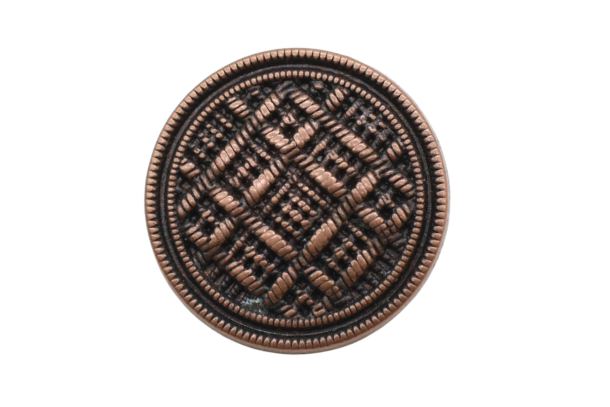 Silver Metal Shank Buttons - 12 Pcs - 3 Size Options - Luxury Weave Round Metal Shank Buttons for Men Women Blazer Coat Uniform Shirt Suit and Jacket Sewing Craft DIY N6701