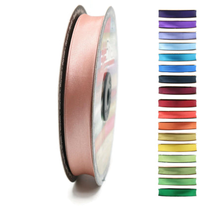 Fold Satin Bias Tape - 99+ Colors - 3/4 Inches Wide - 27 Yards - Fold Satin Binding Bias Ribbon Fabric Piping Bias Binding Tape for Sewing Clothing DIY (68. Dark Rose) BYS68