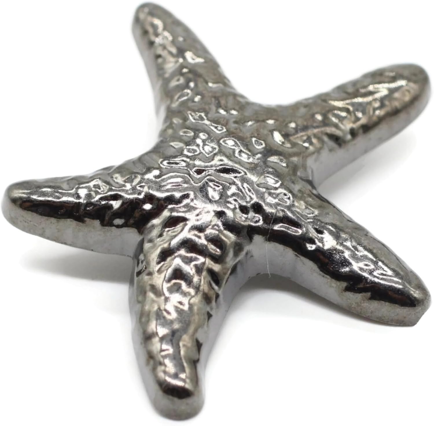 Black Metal Shank Buttons - 6 Pcs - Sea Star Metal Shank Double Large Buttons for Men Women Blazer Coat Uniform Shirt Suit and Jacket Sewing Craft DIY N2801