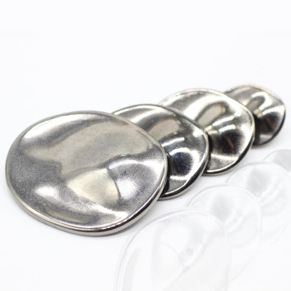 Black Wrinkle Metal Shank Buttons - 48Pcs - 4 Size Options - Luxury Wrinkle Round Wave Metal Shank Buttons for Men Women Blazer Coat Uniform Shirt Suit and Jacket Sewing Craft DIY G225248