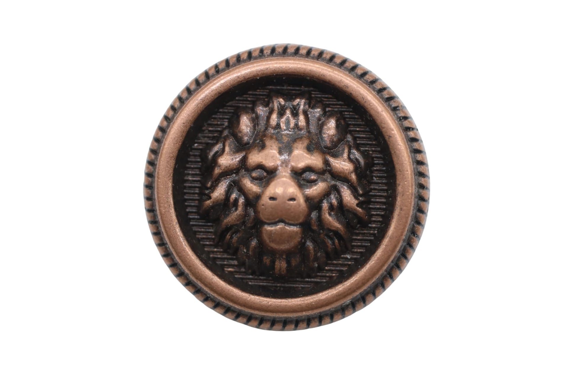 Lion Gold Metal Shank Buttons - 12 Pcs - 3 Size Options - Luxury Crown Round Wave Metal Shank Buttons for Men Women Blazer Coat Uniform Shirt Suit and Jacket Sewing Craft DIY BL7832…