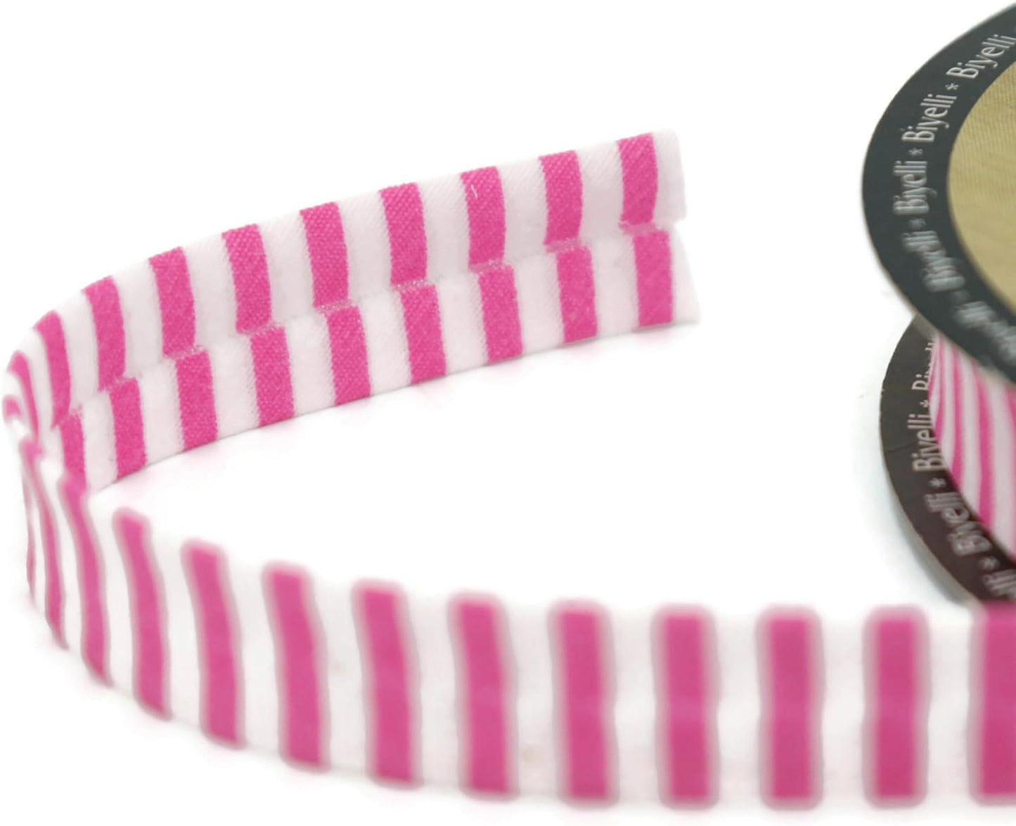 Cotton Fold Bias Binding Tape - 3/4 Inches (20mm) Wide - 27 Yards - Plaid Single Fold Cotton Fold Bias Binding Tape for Sewing Clothing DIY Pink F2