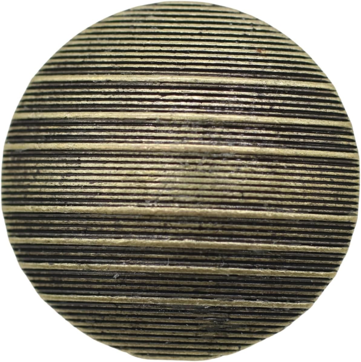 Bronze Metal Shank Buttons - 12 Pcs - 2 Size Options - Luxury Striped Round Wave Metal Shank Buttons for Men Women Blazer Coat Uniform Shirt Suit and Jacket Sewing Craft DIY N18002