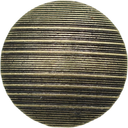Bronze Metal Shank Buttons - 12 Pcs - 2 Size Options - Luxury Striped Round Wave Metal Shank Buttons for Men Women Blazer Coat Uniform Shirt Suit and Jacket Sewing Craft DIY N18002
