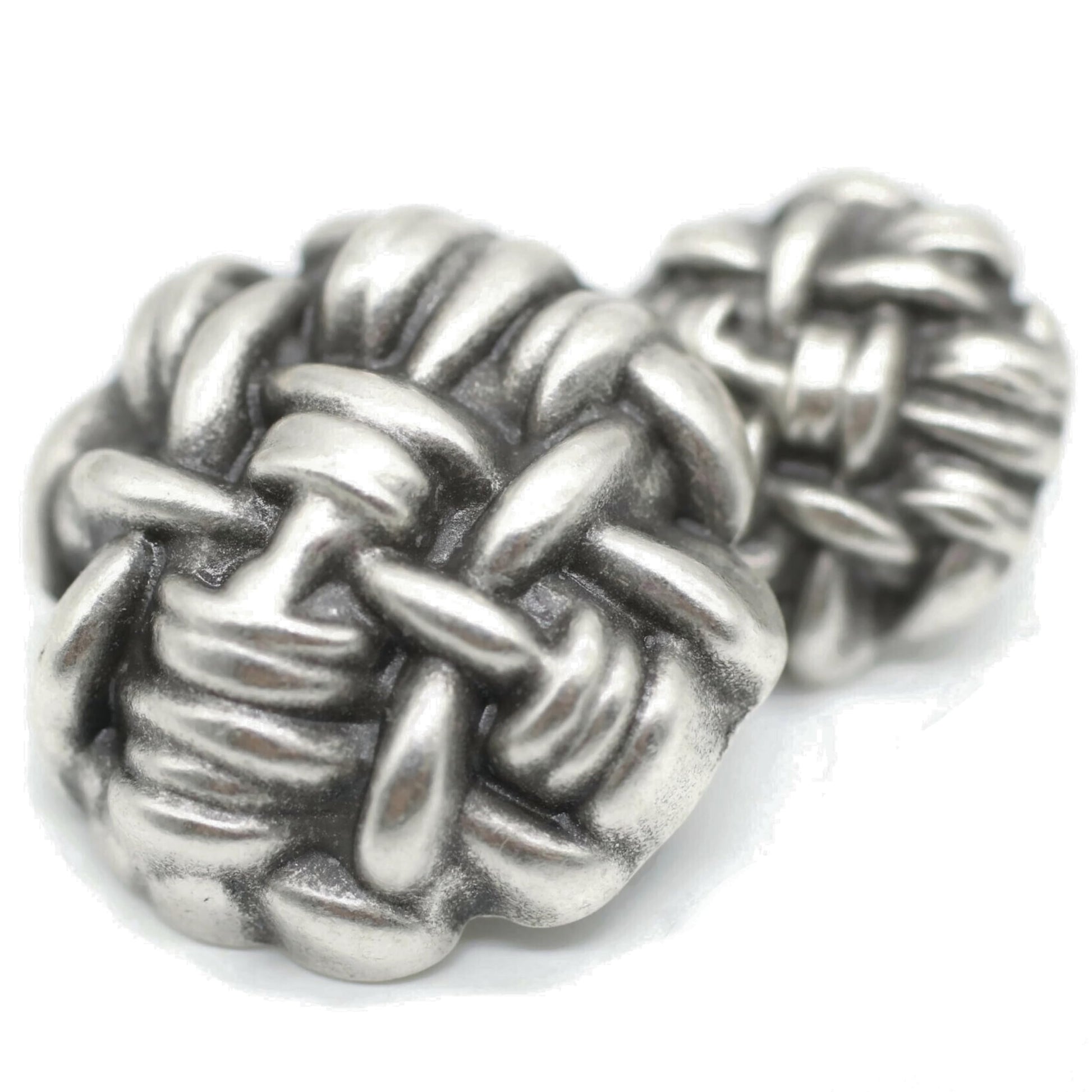 Wrinkle Silver Metal Shank Buttons - 12 Pcs - 2 Size Options - Luxury Wrinkle Round Wave Metal Shank Buttons for Men Women Blazer Coat Uniform Shirt Suit and Jacket Sewing Craft DIY B4242…