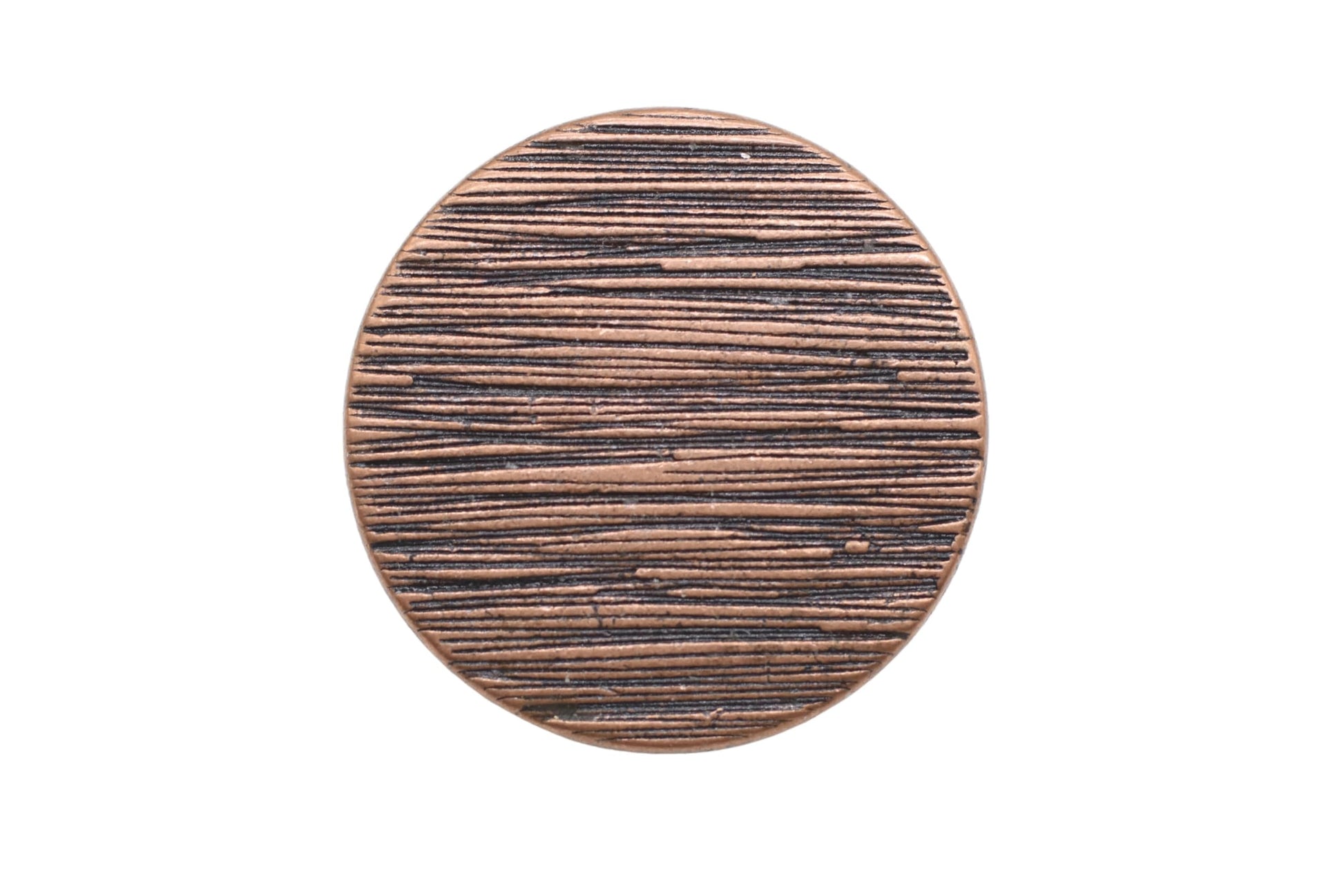 Gold Metal Shank Buttons - 12 Pcs - 4 Size Options - Striped Flat Round Metal Shank Buttons for Men Women Blazer Coat Uniform Shirt Suit and Jacket Sewing Craft DIY N5604