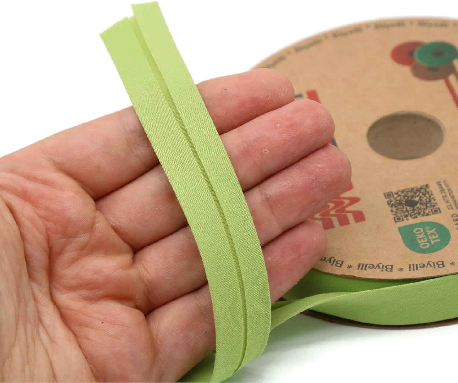 Cotton Fold Bias Tape - 3/4 Inches (20mm) Wide - 27 Yards - 65+ Colors - Single Fold Cotton Fold Bias Binding Tape for Sewing Clothing DIY (13. Pine Green) D13