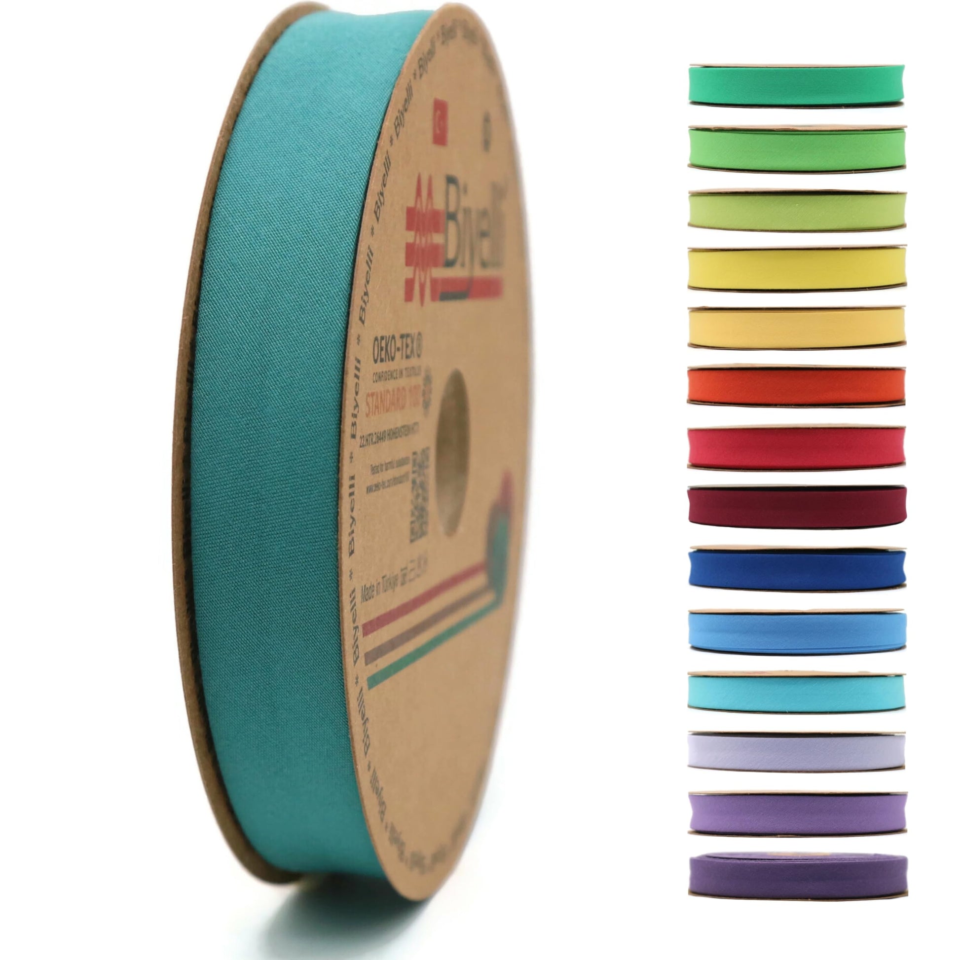 Cotton Fold Bias Tape - 3/4 Inches (20mm) Wide - 27 Yards - 65+ Colors - Single Fold Cotton Fold Bias Binding Tape for Sewing Clothing DIY (44. Blush Pink) D44