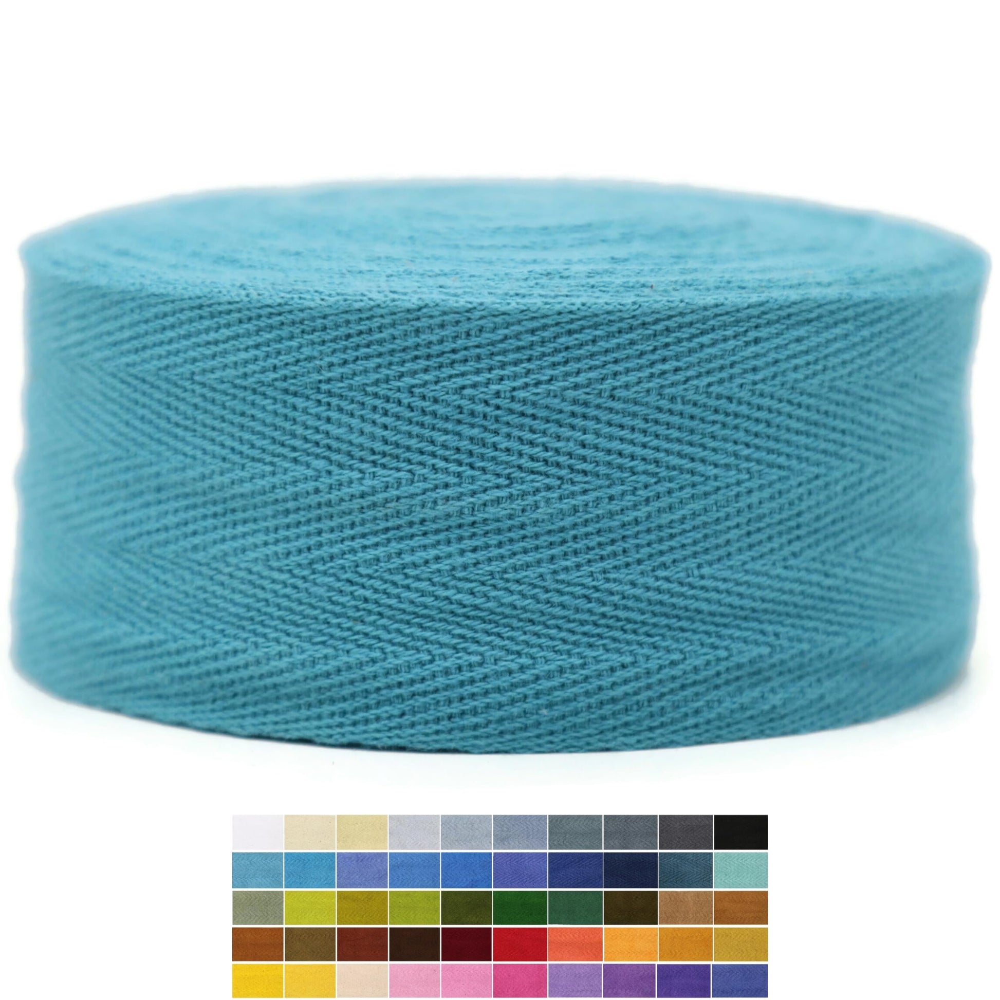 1" & 1.18" & 1.5'' & 2" Cotton Twill Tape - 10 Yards - 50+ Colors -%100 Natural Cotton 1 Inch 1.5 Inch 2 Inch Herringbone Bias Binding Cotton Tape Trim for Sewing Wrapping Craft DIY 10322 (MossGreen)…
