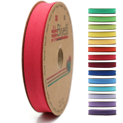 Cotton Fold Bias Tape - 3/4 Inches (20mm) Wide - 27 Yards - 65+ Colors - Single Fold Cotton Fold Bias Binding Tape for Sewing Clothing DIY (23. Steel Gray) D23