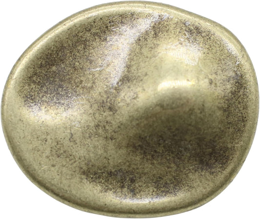 Antique Bronze Metal Shank Buttons - 12 Pcs - 4 Size Options - Luxury Wrinkle Round Wave Metal Shank Buttons for Men Women Blazer Coat Uniform Shirt Suit and Jacket Sewing Craft DIY G2273…