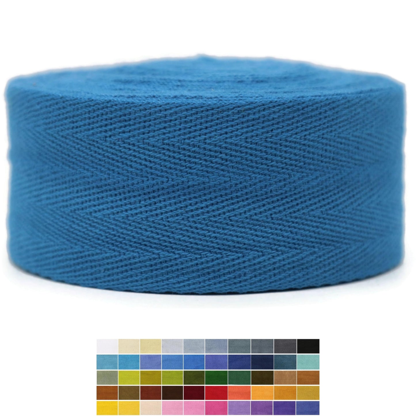 2" & 1.5" & 1.18'' & 1" Cotton Twill Tape - 10 Yards - 50+ Colors -%100 Natural Cotton 1 Inch 1.5 Inch 2 Inch Herringbone Bias Binding Cotton Tape Trim for Sewing Wrapping Craft DIY 10474 (Tawny)…