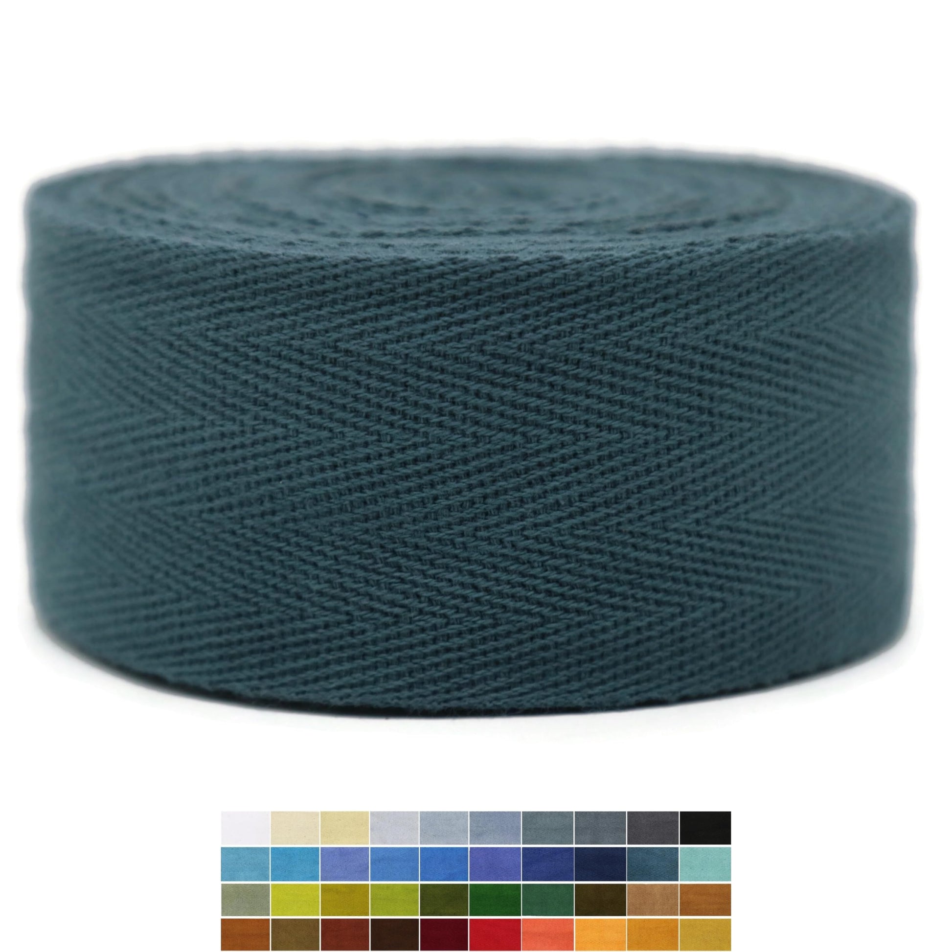 2" & 1.5" & 1.18'' & 1" Cotton Twill Tape - 10 Yards - 50+ Colors -%100 Natural Cotton 1 Inch 1.5 Inch 2 Inch Herringbone Bias Binding Cotton Tape Trim for Sewing Wrapping Craft DIY 10305(SageGreen)…
