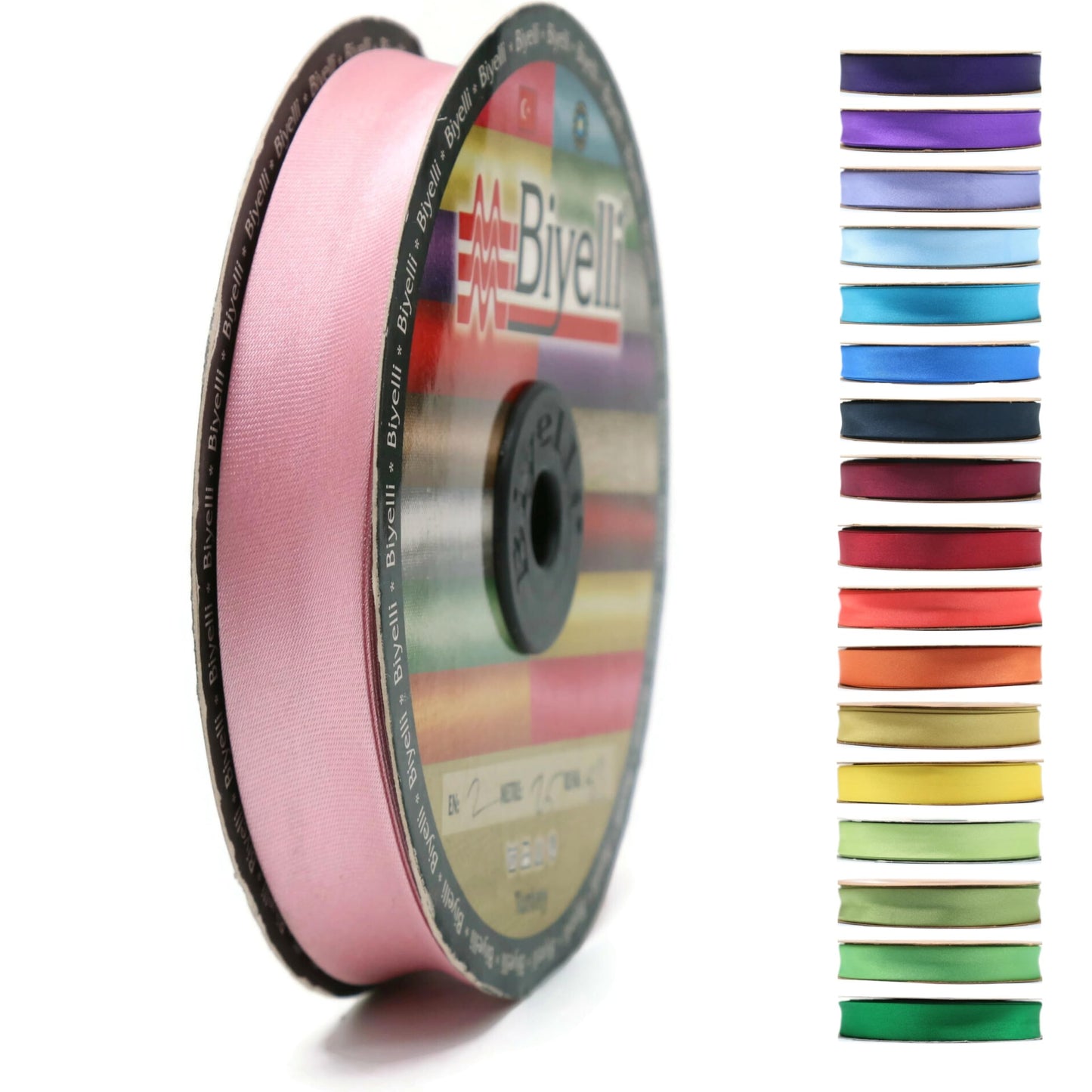 Fold Satin Bias Tape - 99+ Colors - 3/4 Inches Wide - 27 Yards - Fold Satin Binding Bias Ribbon Fabric Piping Bias Binding Tape for Sewing Clothing DIY (84. Dark Brown) BYS84