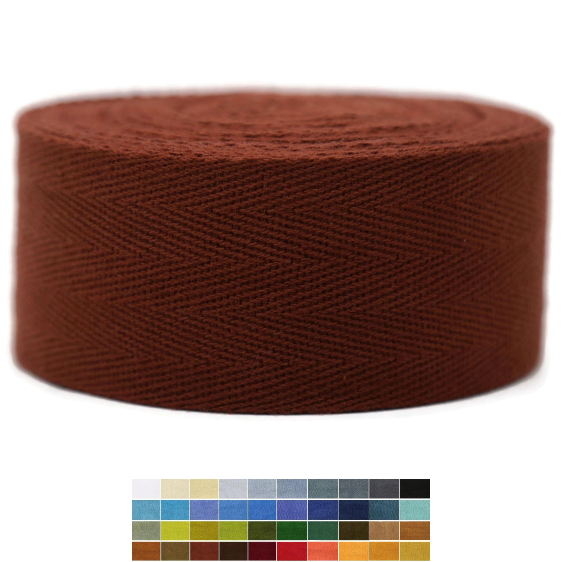 2" & 1.5" & 1.18'' & 1" Cotton Twill Tape - 10 Yards - 50+ Colors -%100 Natural Cotton 1 Inch 1.5 Inch 2 Inch Herringbone Bias Binding Cotton Tape Trim for Sewing Wrapping Craft DIY 10575 (Silver)…