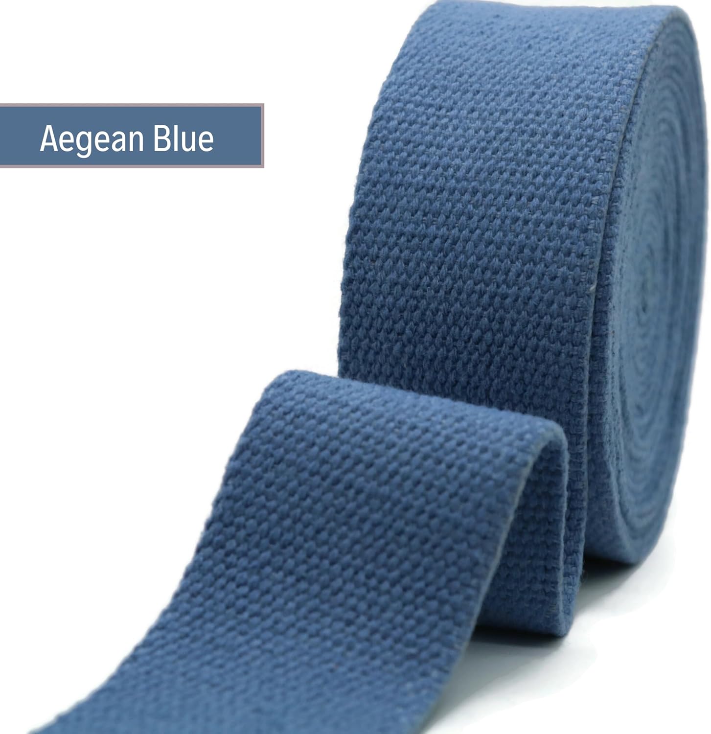 Cotton Webbing 2" & 1.5'' & 1" - 5 Yards - 50+ Colors -%100 Natural Cotton - Turkish Woven - Heavy 1 Inch 1.5 Inch 2 Inch Canvas Webbing for Sewing Straps Bags Climbing Indoors Craft DIY 11395…