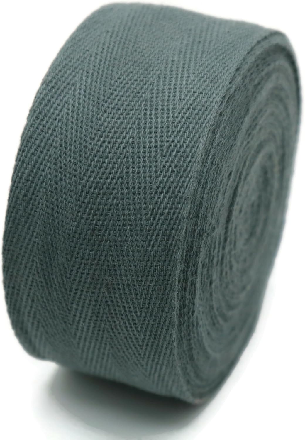 2" & 1.5" & 1.18'' & 1" Cotton Twill Tape - 10 Yards - 50+ Colors -%100 Natural Cotton 1 Inch 1.5 Inch 2 Inch Herringbone Bias Binding Cotton Tape Trim for Sewing Wrapping Craft DIY 10545(Oslo Gray)…