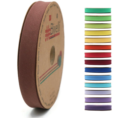 Cotton Fold Bias Tape - 3/4 Inches (20mm) Wide - 27 Yards - 65+ Colors - Single Fold Cotton Fold Bias Binding Tape for Sewing Clothing DIY (62. Hot Pink) D62