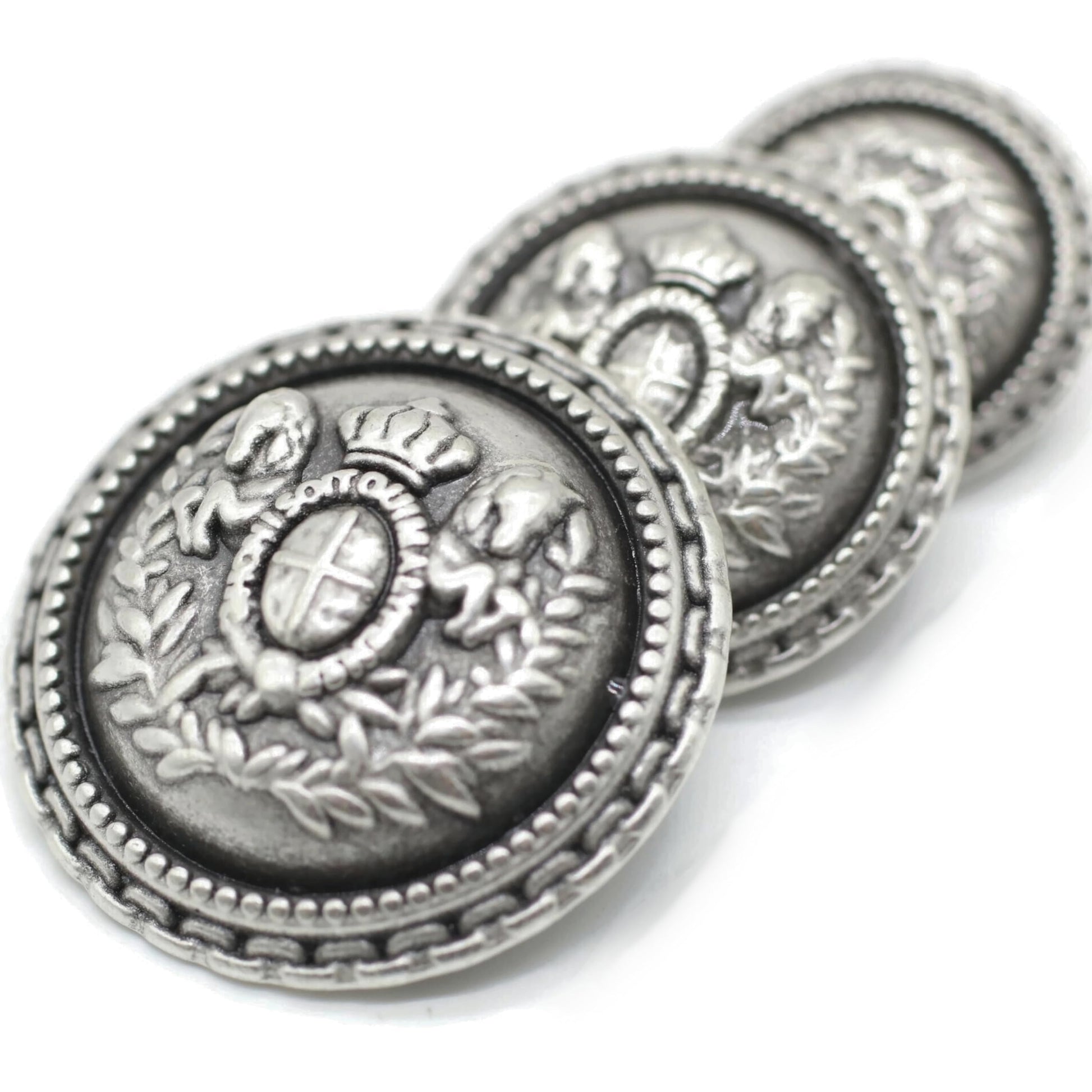 Gold Metal Shank Buttons - 12 Pcs - 5 Size Options - Luxury Horse Round Metal Shank Buttons for Men Women Blazer Coat Uniform Shirt Suit and Jacket Sewing Craft DIY N1201