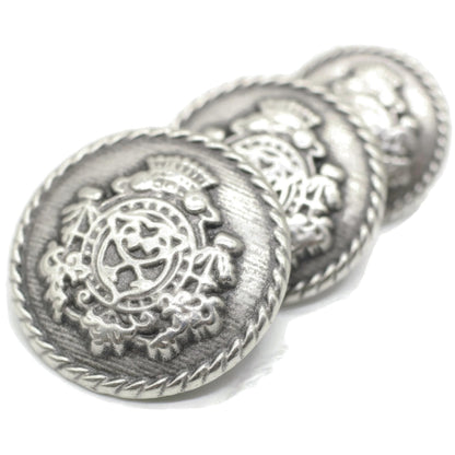 Crown Gold Metal Shank Buttons - 12 Pcs - 4 Size Options - Luxury Royal Metal Shank Buttons for Men Women Blazer Coat Uniform Shirt Suit and Jacket Sewing Craft DIY CR5232…