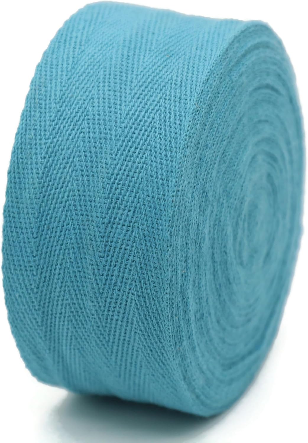 2" & 1.5" & 1.18'' & 1" Cotton Twill Tape - 10 Yards - 50+ Colors -%100 Natural Cotton 1 Inch 1.5 Inch 2 Inch Herringbone Bias Binding Cotton Tape Trim for Sewing Wrapping Craft DIY 10375 (TealBlue)…