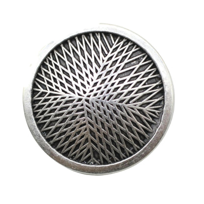 Silver Metal Shank Buttons - 12 Pcs - 3 Size Options - Luxury Stripeds Round Metal Shank Buttons for Men Women Blazer Coat Uniform Shirt Suit and Jacket Sewing Craft DIY N6202