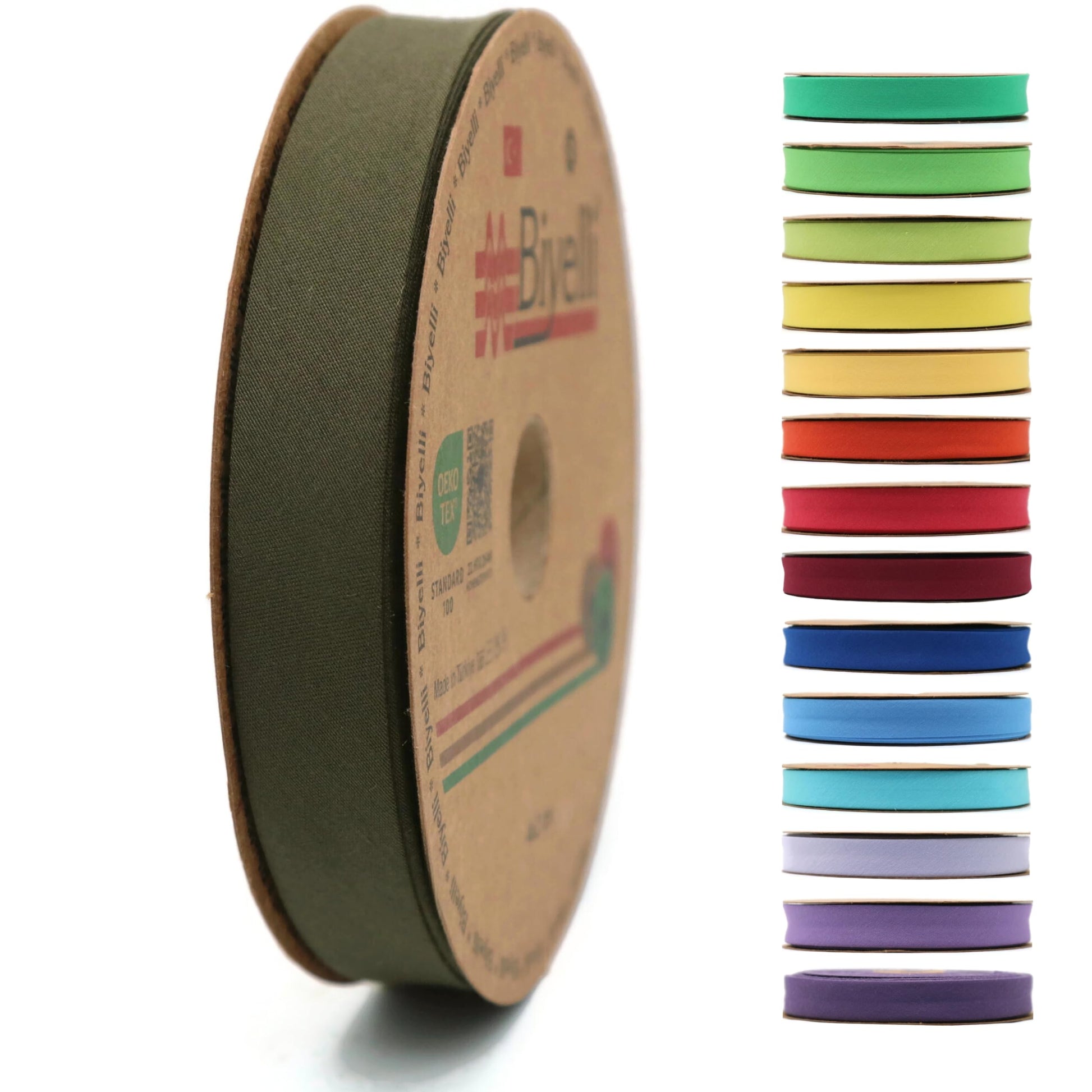 Cotton Fold Bias Tape - 3/4 Inches (20mm) Wide - 27 Yards - 65+ Colors - Single Fold Cotton Fold Bias Binding Tape for Sewing Clothing DIY (32. Mauve) D32