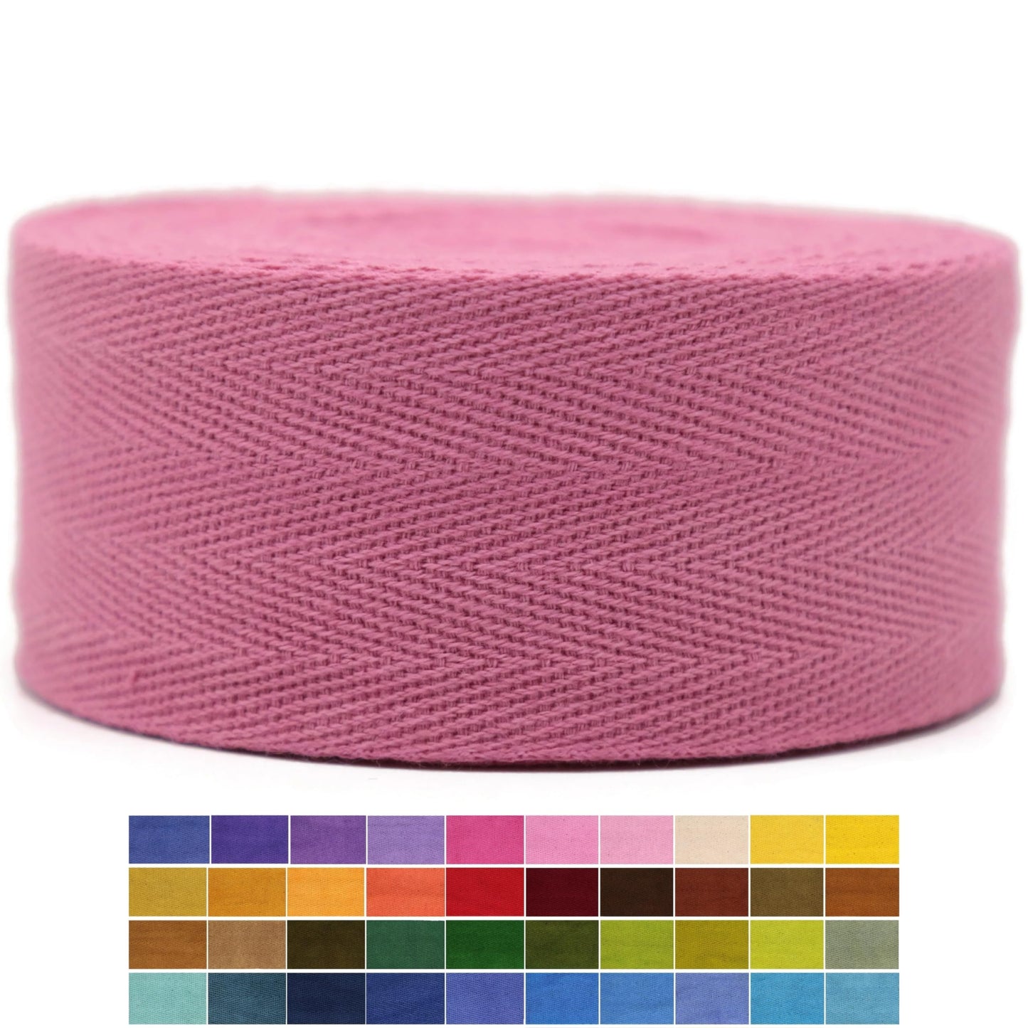 2" & 1.5" & 1.18'' & 1" Cotton Twill Tape - 10 Yards - 50+ Colors -%100 Natural Cotton 1 Inch 1.5 Inch 2 Inch Herringbone Bias Binding Cotton Tape Trim for Sewing Wrapping Craft DIY 10464 (Caramel)…