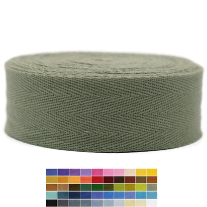 2" & 1.5" & 1.18'' & 1" Cotton Twill Tape - 10 Yards - 50+ Colors -%100 Cotton 1 Inch 1.5 Inch 2 Inch Herringbone Bias Binding Cotton Tape Trim for Sewing Wrapping Craft DIY 10384 (Admiral Blue)…